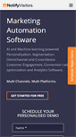 Mobile Screenshot of notifyvisitors.com